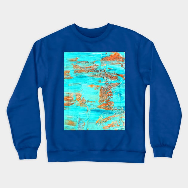 Pacific Waves Crewneck Sweatshirt by laceylschmidt